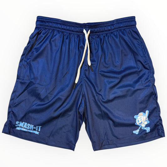 Smash It Sports Mesh Shorts - Smashie Navy/Carolina