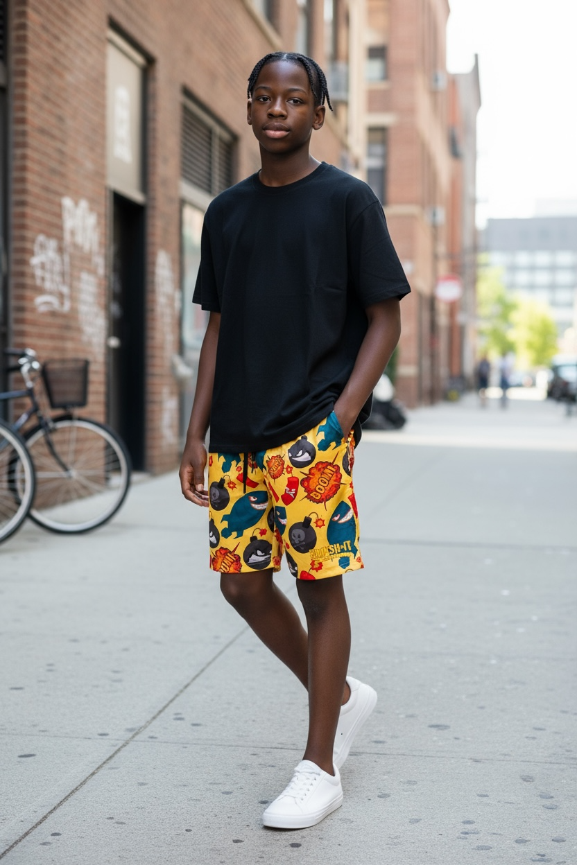 Smash It Sports Mesh Shorts - Droppin' Bombs