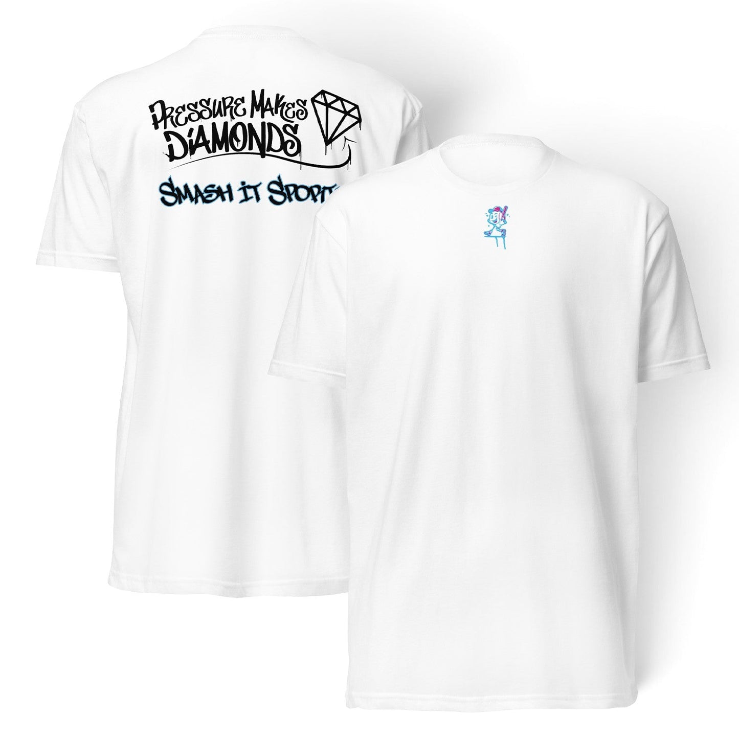 Smash It Sports T-Shirt - Pressure Makes Diamonds (Multiple Colors)