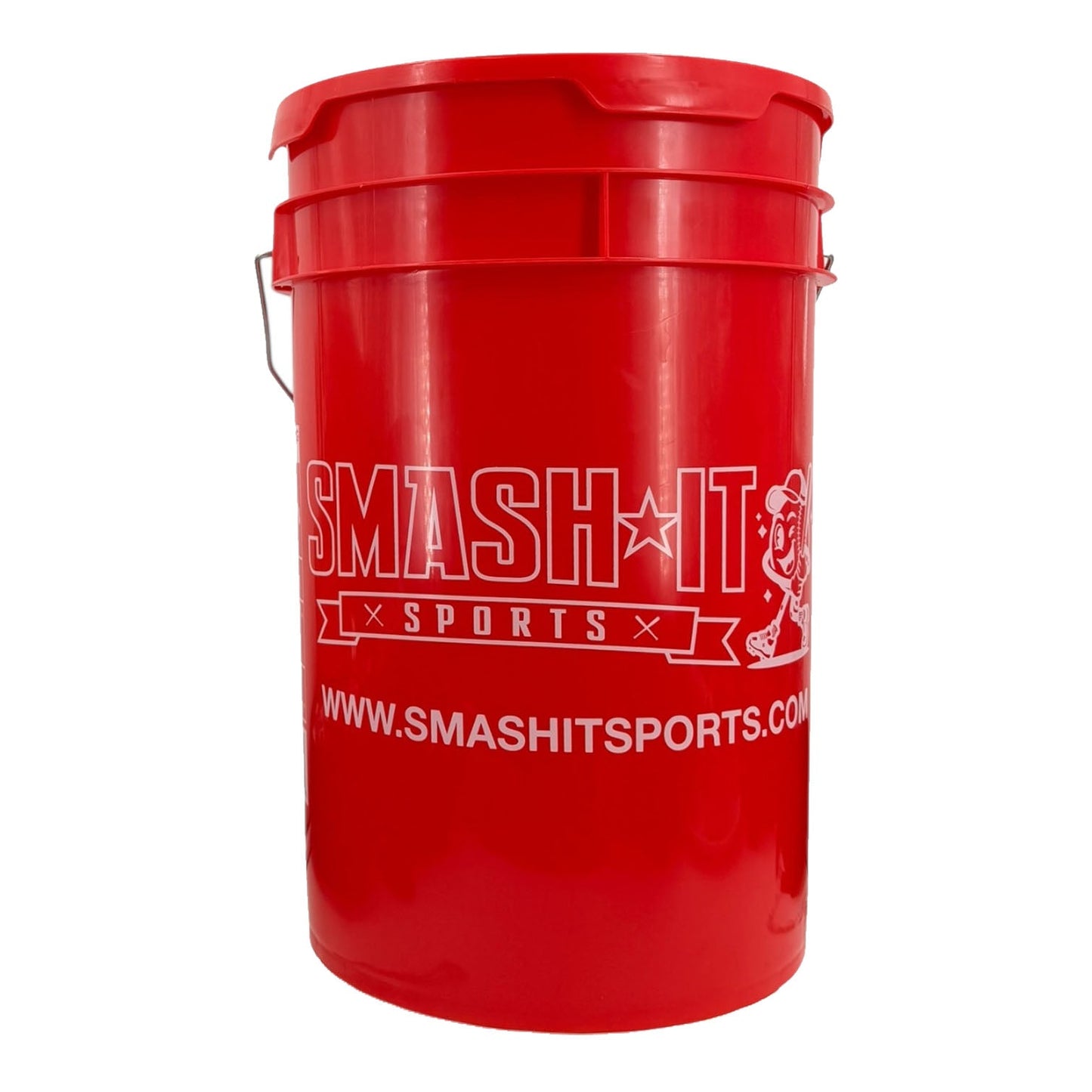 Smash It Sports x Rawlings 6 Gallon Bucket with Padded Lid (Multiple Colors)