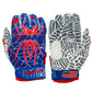 Spiderz HYBRID Batting Gloves - Royal/Red/White