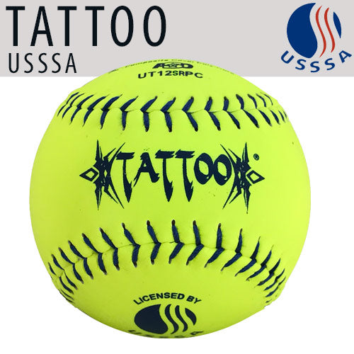 AD Starr USSSA Senior Tattoo 12" Slowpitch Softballs - UT12SR2PC