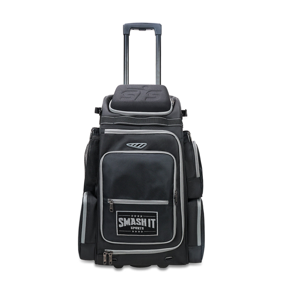 2025 Smash Ops Lil’ Guerrilla Hybrid Roller/Bat Pack Bag - Black/Charcoal