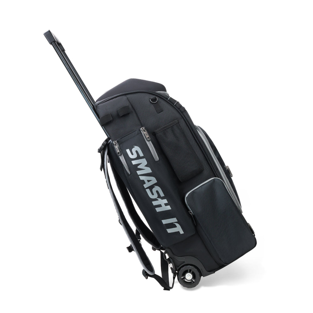 2025 Smash Ops Lil’ Guerrilla Hybrid Roller/Bat Pack Bag - Black/Charcoal