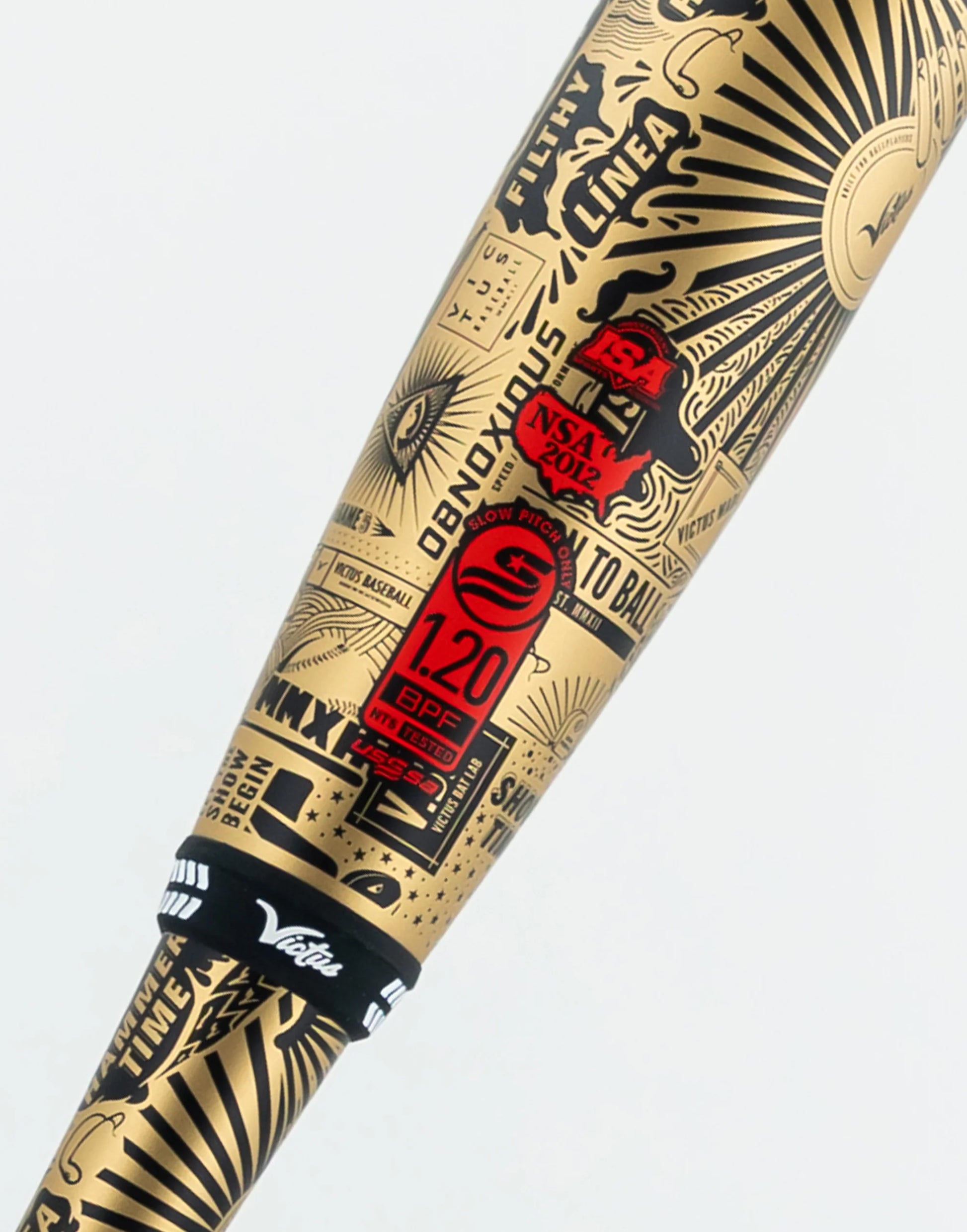 2026 Victus NOX Big-Boy Load 2-Piece USSSA Slowpitch Softball Bat - VSPNX2BU – Product View | Smash It Sports | ash, composit