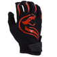 Viper Lite Premium Batting Gloves Leather Palm  Black/Red