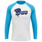 Vipers EVO-Tech Long Sleeve Shirt - Carolina/White - Smash It Sports