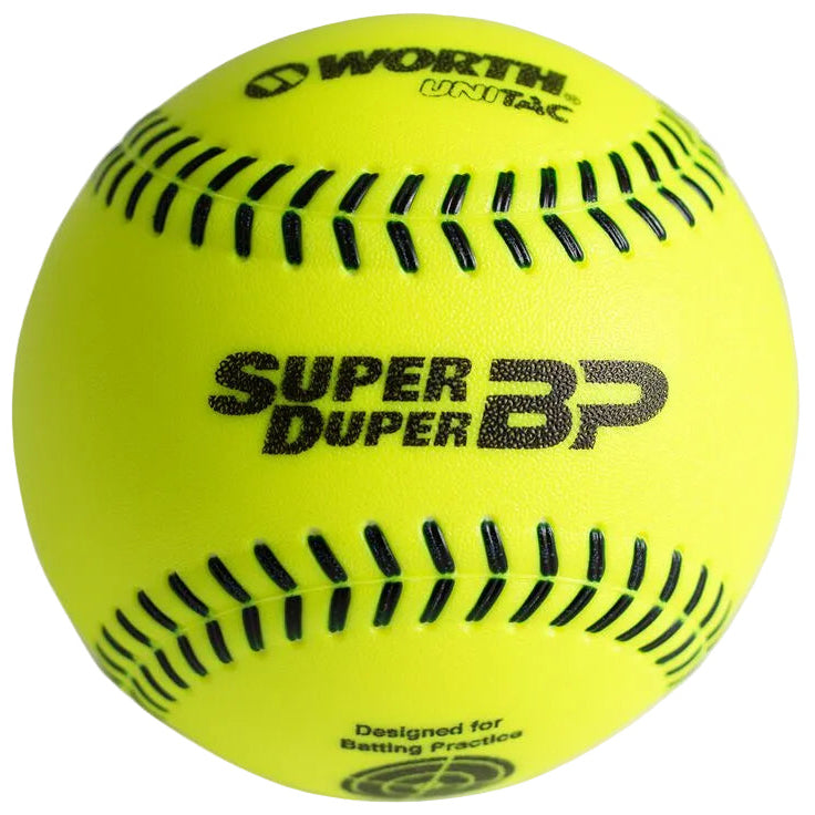 Worth Super Duper BP Ball 12" Slowpitch Softballs - WBP12UT