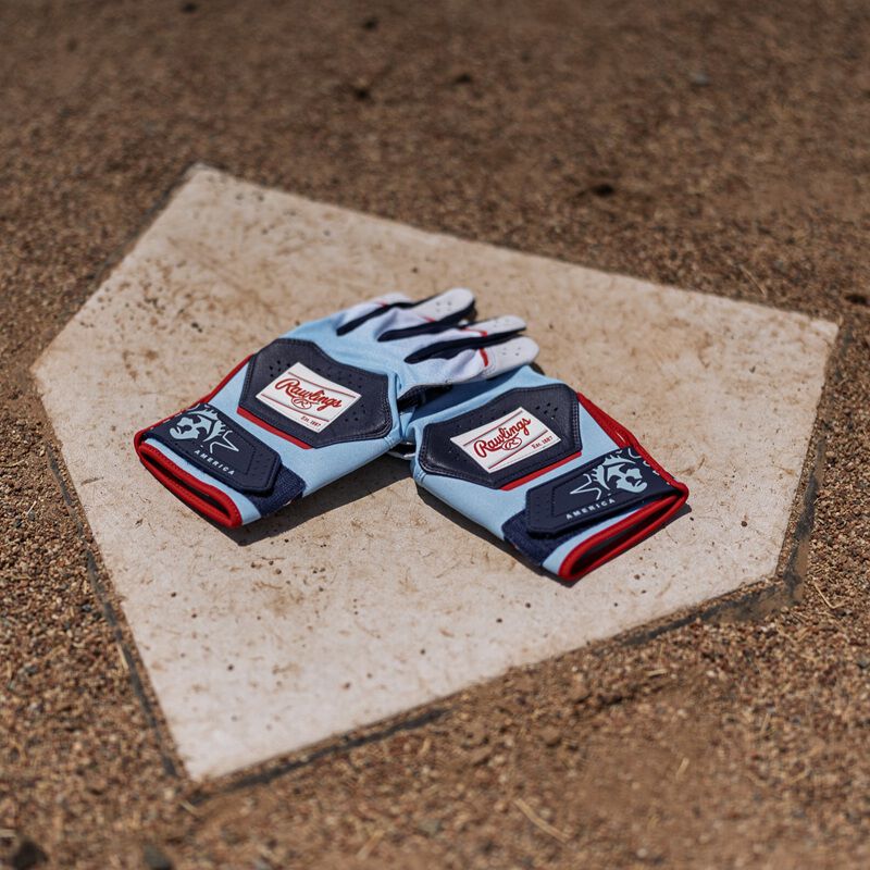 Rawlings Americana Collection Workhorse Batting Gloves – Product View | Smash It Sports | leather, pro, web