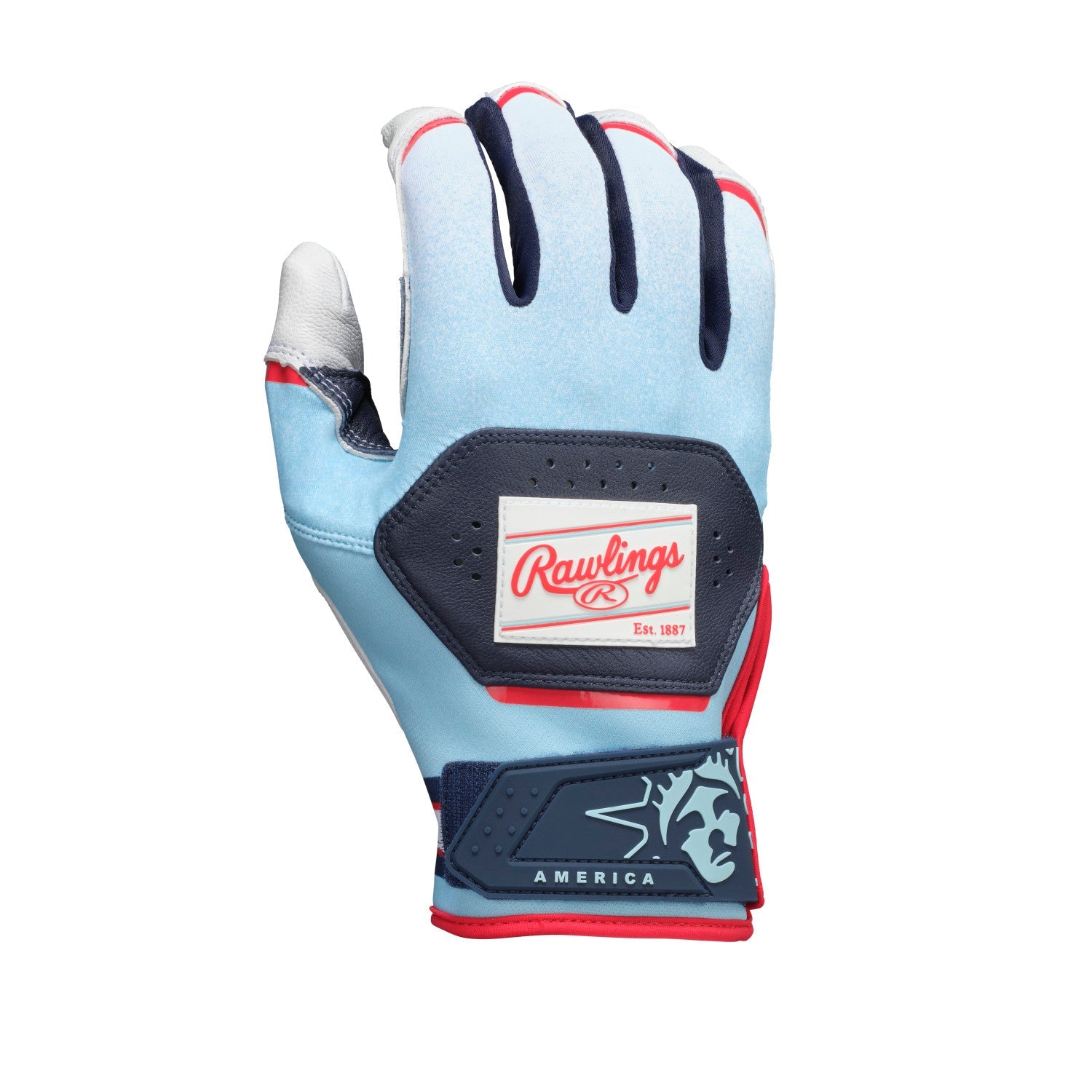 Rawlings Americana Collection Workhorse Batting Gloves – Product View | Smash It Sports | leather, pro, web