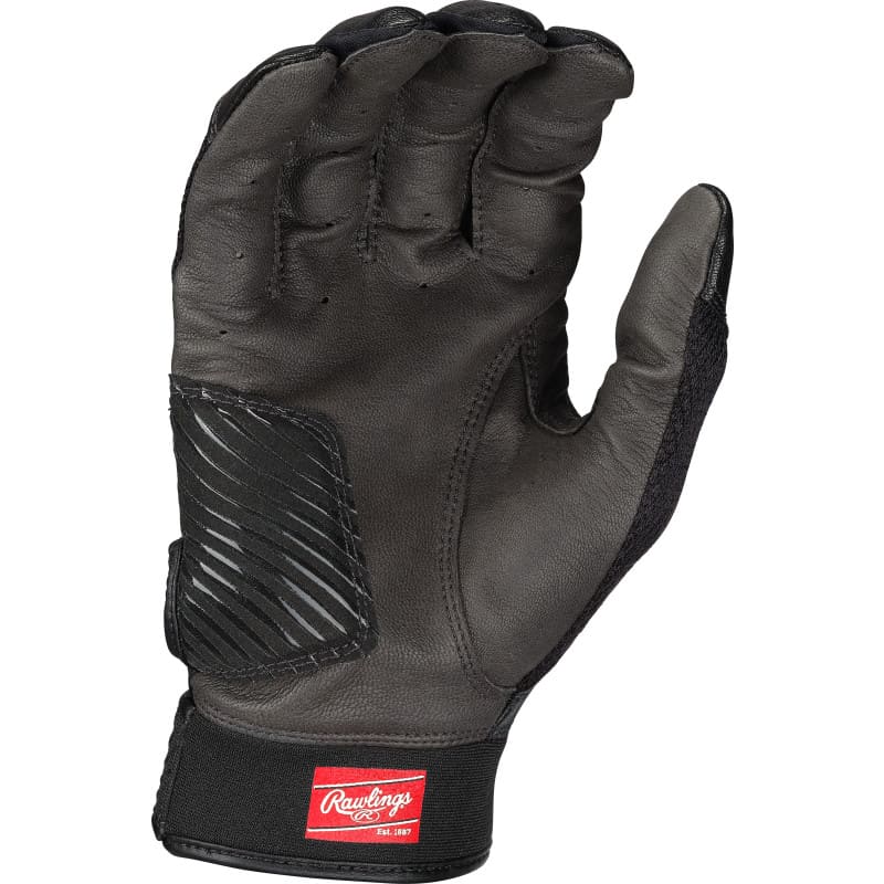 Rawlings Women's Workhorse OKC Fastpitch Batting Gloves - Black