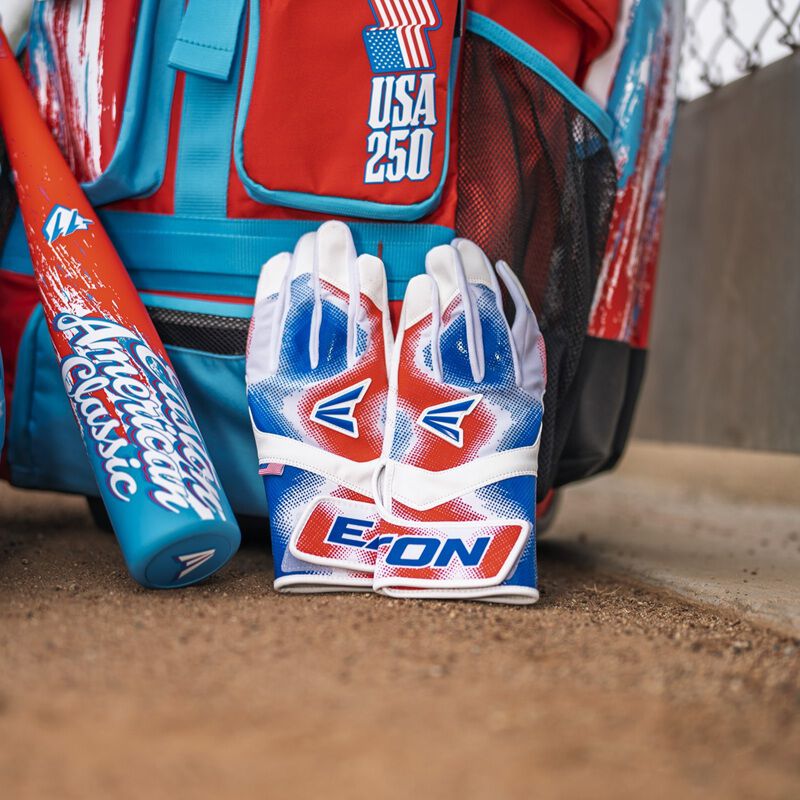 Easton American Classic Walk-Off Ethos Baseball Batting Gloves – Product View | Smash It Sports | leather, pro, web