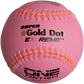 Worth Pink Super Gold Dot Extreme Composite 44/325 GSL 12" Slowpitch Softballs - WON12CP