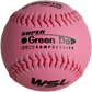 Worth Pink Super Green Dot Composite 47/400 WSL 11" Slowpitch Softballs - WPS11WSLC