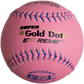 Worth Pink Super Gold Dot Extreme Composite 40/325 GSL 12" Slowpitch Softballs - WUC12CPXTG