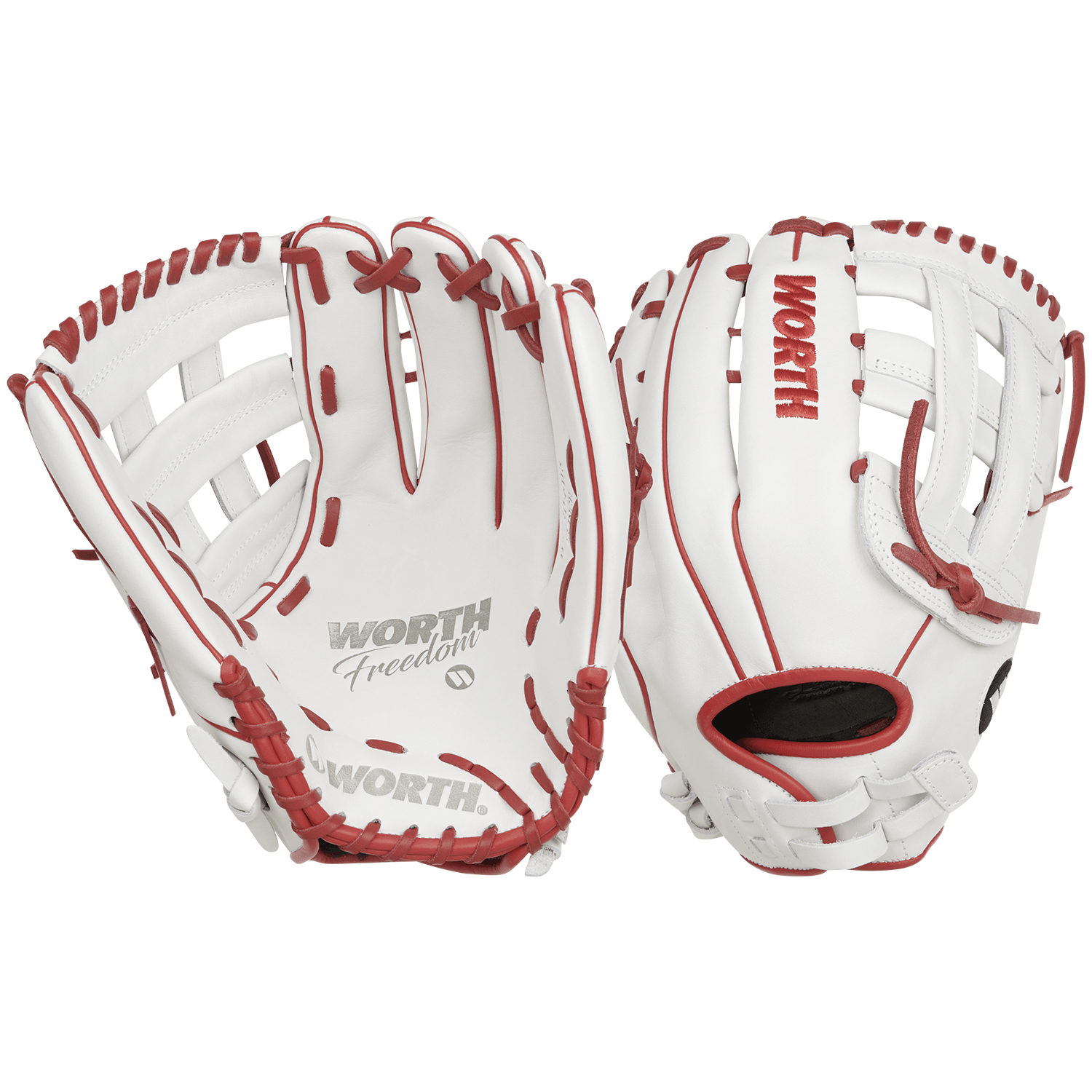 Worth Freedom Series 13" Slowpitch Fielding Glove - WWF130-6WS - Smash It Sports