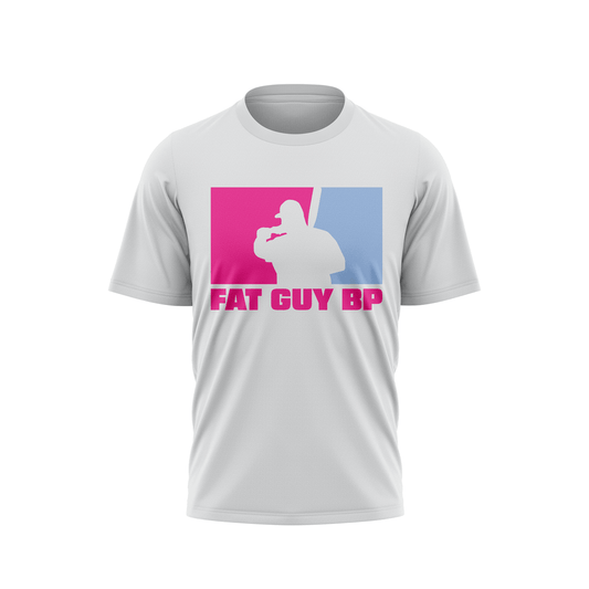 Fat Guy BP - Semi-Sub Short Sleeve Shirt - Pink/Carolina