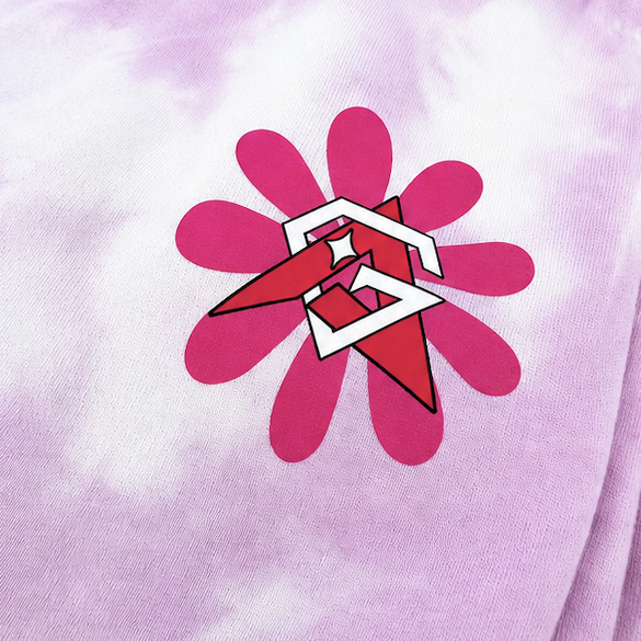 Women's Cloud Tie-Dye Premium Sweatpant - Flower Fusion