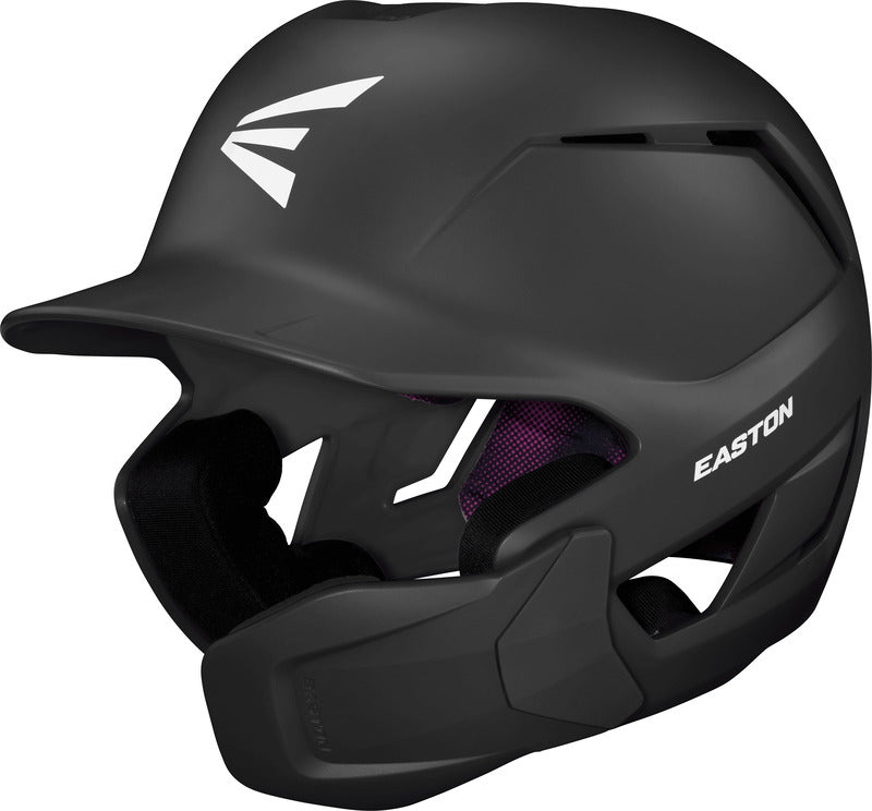 Easton Z50 With Multi-Adjust Jaw Guard Matte Baseball Batting Helmet (Multiple Colors)