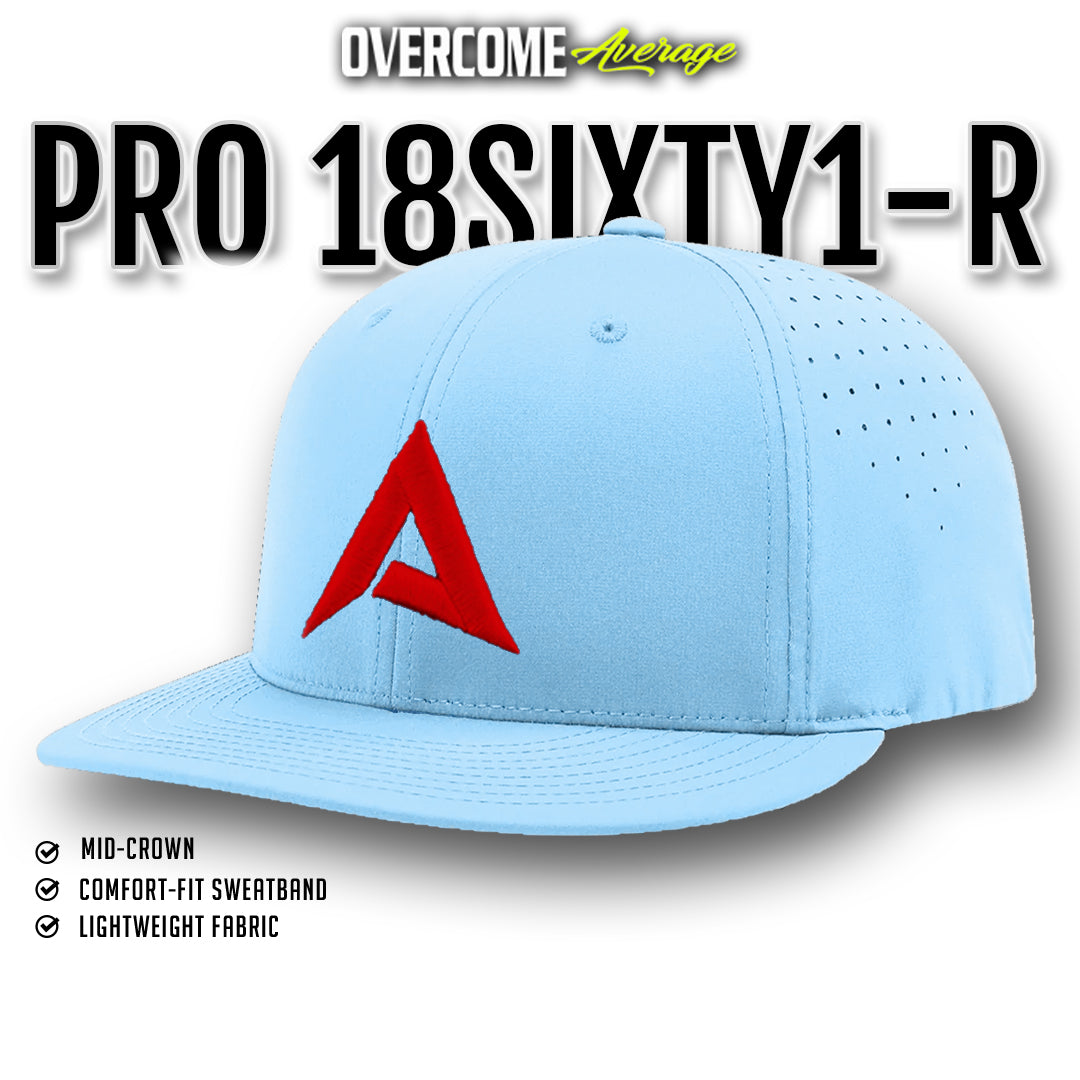 Anarchy - Pro 18SIXTY1-R Performance Hat - Carolina/Red