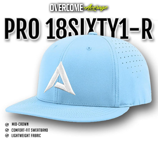 Anarchy - Pro 18SIXTY1-R Performance Hat - Carolina/White - Smash It Sports