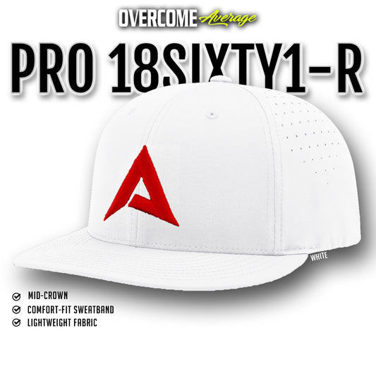 Anarchy - Pro 18SIXTY1-R Performance Hat - White/Red