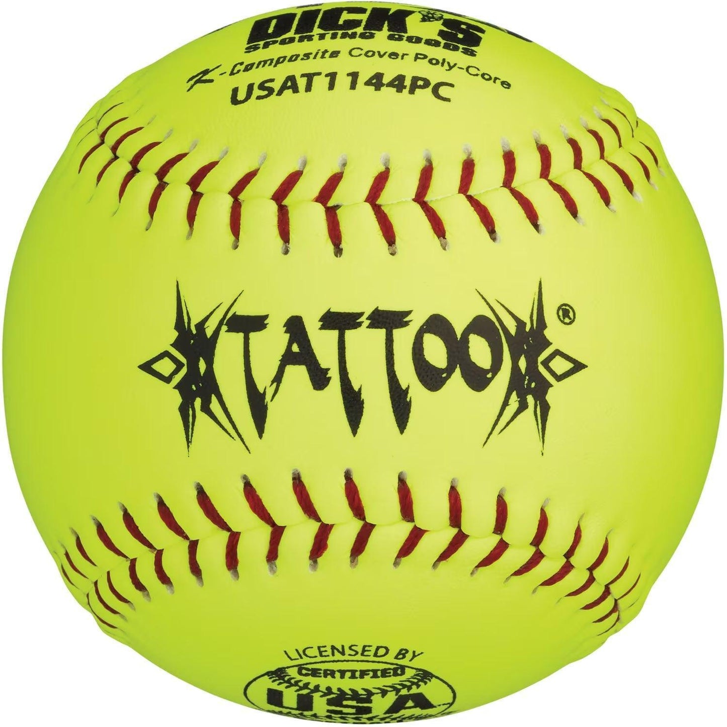 AD Starr Tattoo 44/375 ASA/USA 11" Composite Slowpitch Softballs - USAT1144PC - Smash It Sports