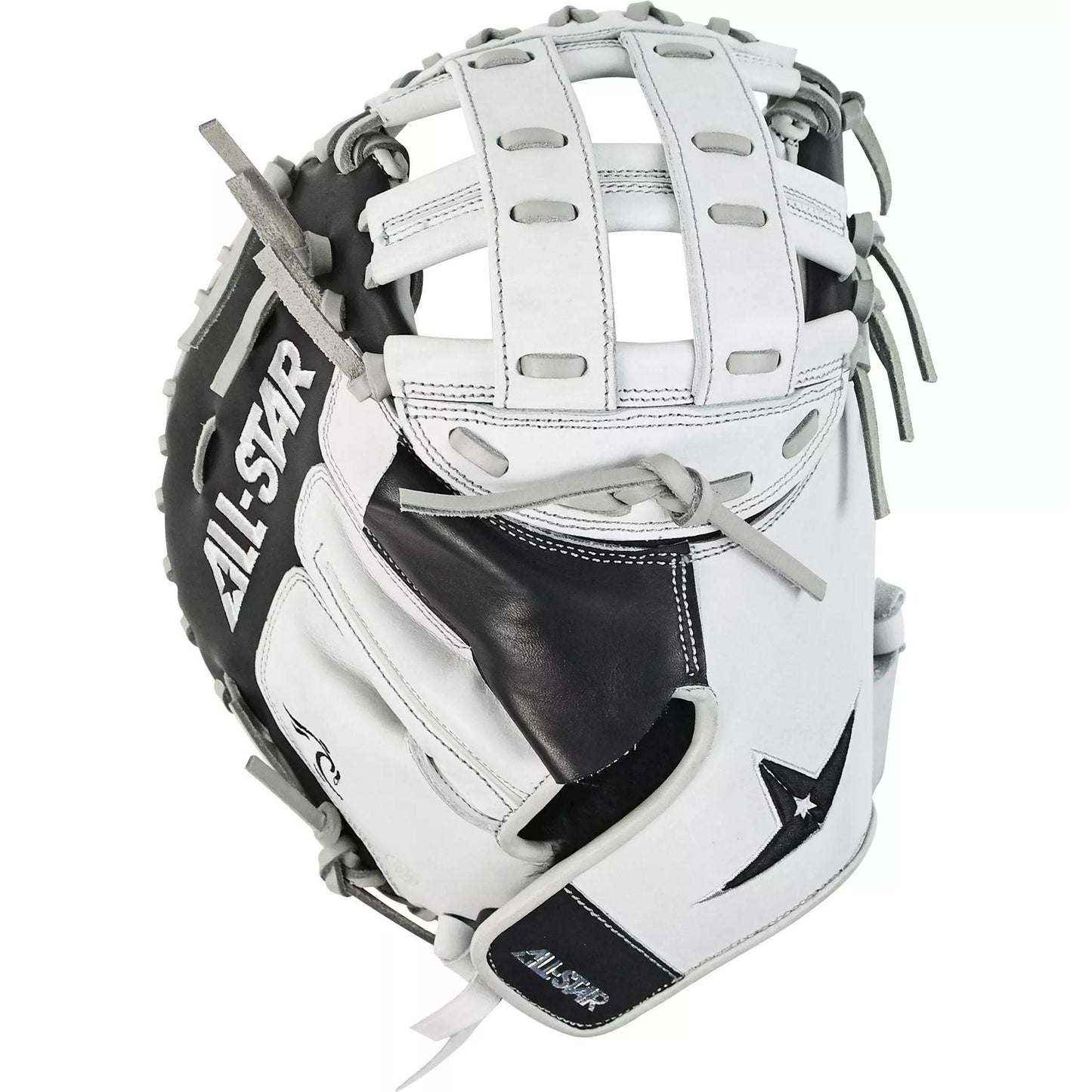 All-Star 34" PHX Paige Halstead Fastpitch Catchers Mitt/Glove – Product View | Smash It Sports | leather, pro, pocket