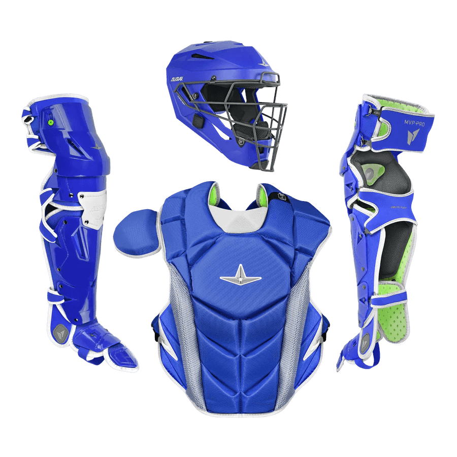 All-Star MVP-PRO Series Youth Catchers Set - Solid Colors – Specs Overview | Smash It Sports | cage, padding, matte