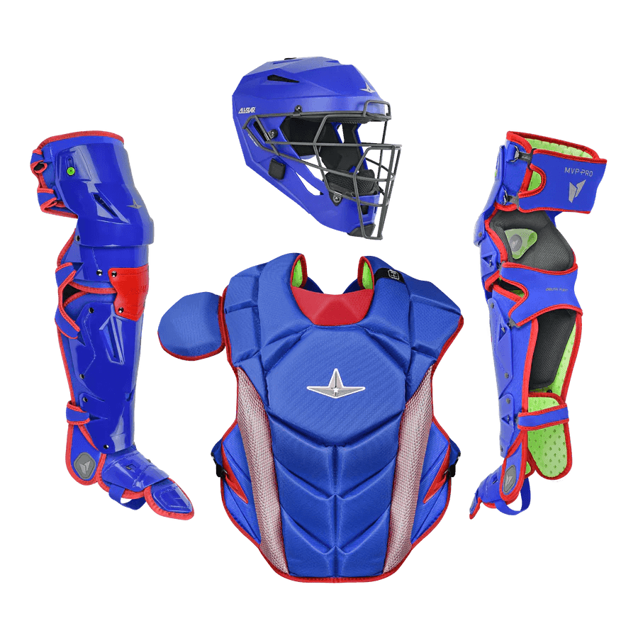 All-Star MVP-PRO Series Youth Catchers Set - Solid Colors – Specs Overview | Smash It Sports | cage, padding, matte