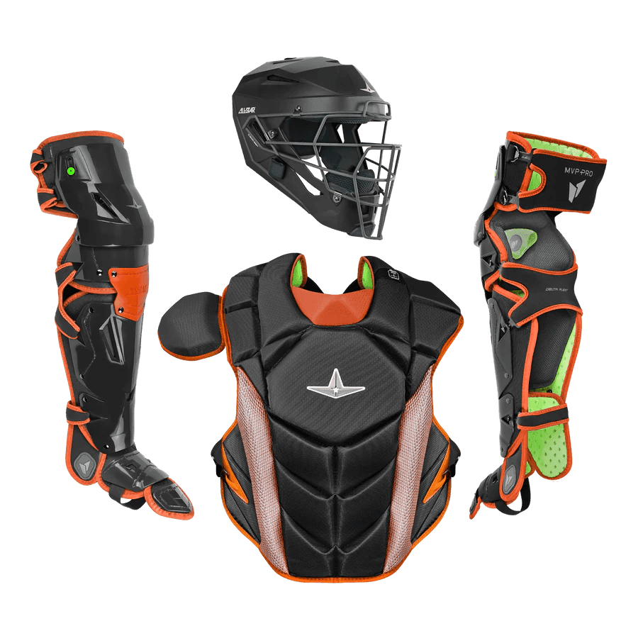All-Star MVP-PRO Series Youth Catchers Set - Solid Colors – Specs Overview | Smash It Sports | cage, padding, matte