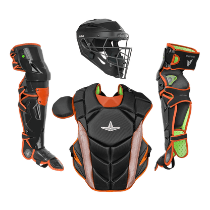 All-Star MVP-PRO Series Youth Catchers Set - Solid Colors – Specs Overview | Smash It Sports | cage, padding, matte