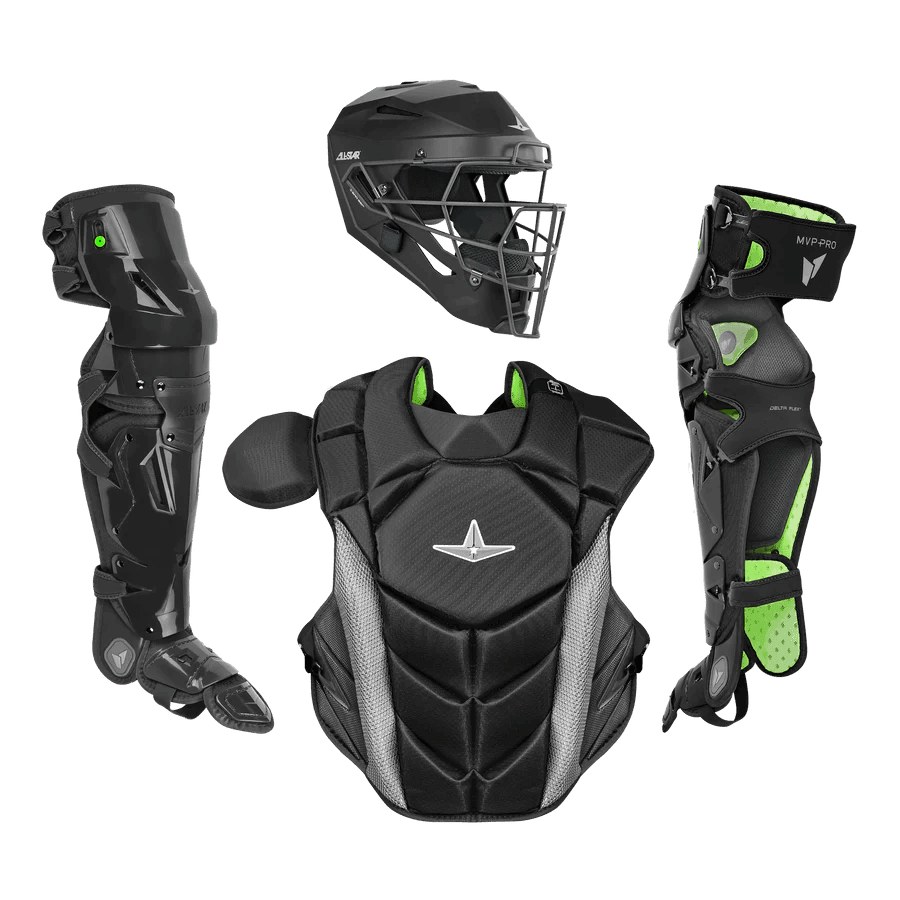 All-Star MVP-PRO Series Youth Catchers Set - Solid Colors – Specs Overview | Smash It Sports | cage, padding, matte