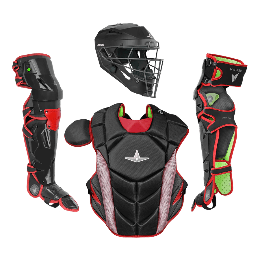 All-Star MVP-PRO Series Youth Catchers Set - Solid Colors – Specs Overview | Smash It Sports | cage, padding, matte