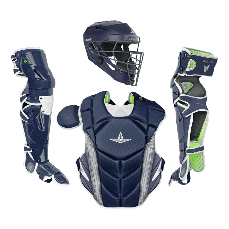 All-Star MVP-PRO Series Youth Catchers Set - Solid Colors – Specs Overview | Smash It Sports | cage, padding, matte