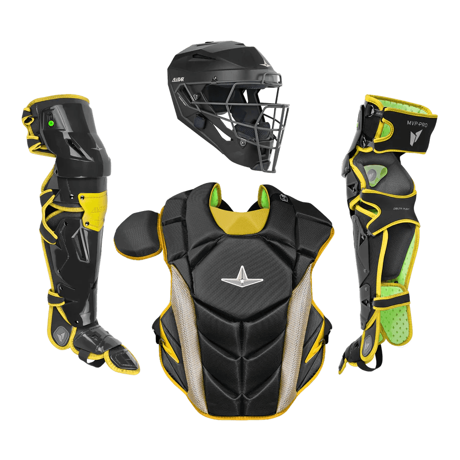 All-Star MVP-PRO Series Youth Catchers Set - Solid Colors – Specs Overview | Smash It Sports | cage, padding, matte