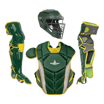 All-Star MVP-PRO Series Youth Catchers Set - Solid Colors – Specs Overview | Smash It Sports | cage, padding, matte