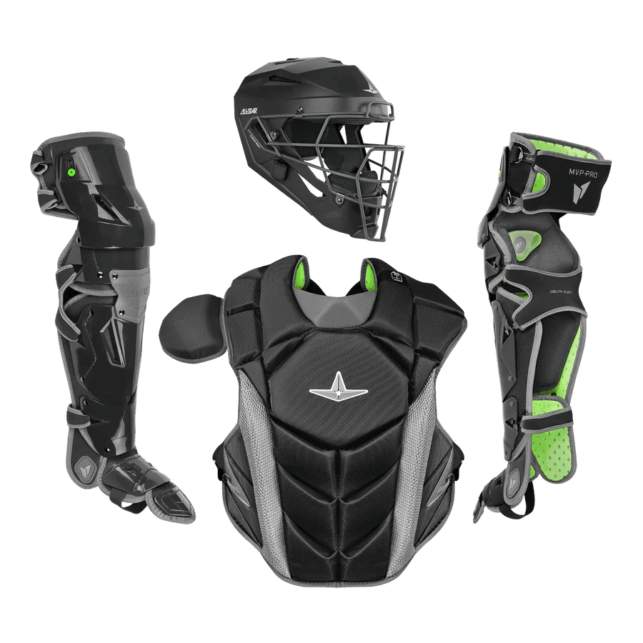 All-Star MVP-PRO Series Youth Catchers Set - Solid Colors – Specs Overview | Smash It Sports | cage, padding, matte