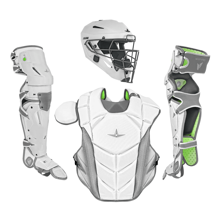 All-Star MVP-PRO Series Youth Catchers Set - Solid Colors – Specs Overview | Smash It Sports | cage, padding, matte