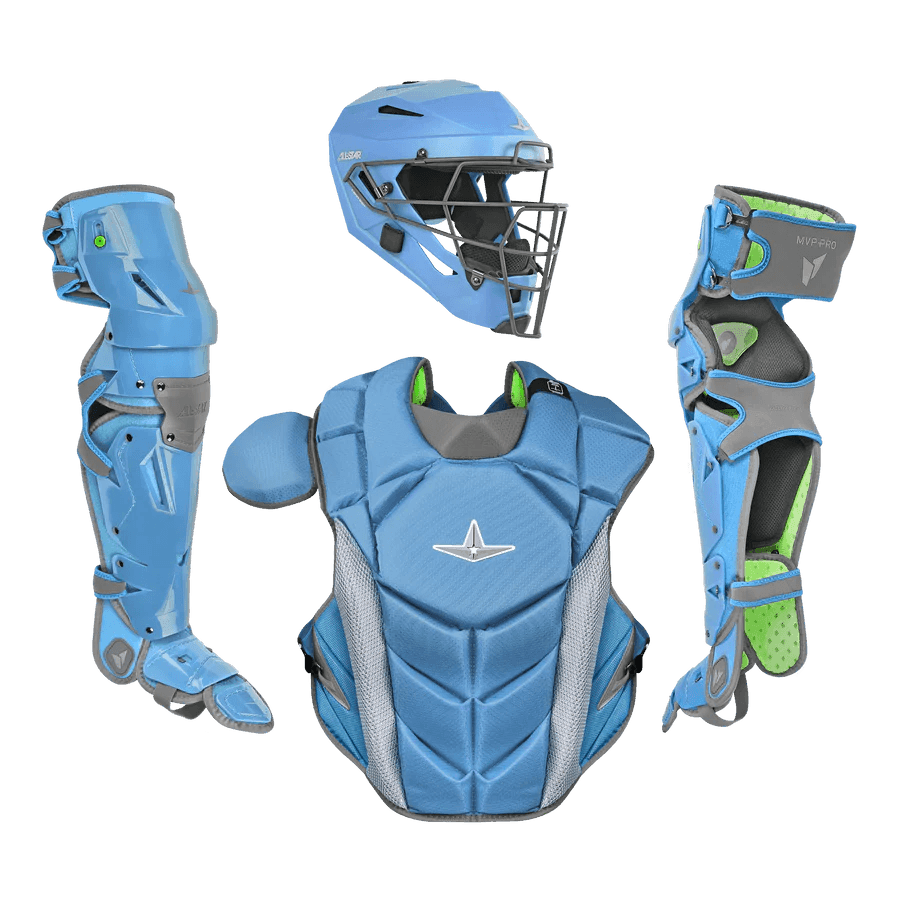 All-Star MVP-PRO Series Youth Catchers Set - Solid Colors – Specs Overview | Smash It Sports | cage, padding, matte
