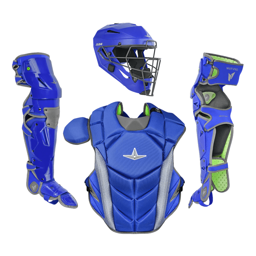 All-Star MVP-PRO Series Youth Catchers Set - Solid Colors – Specs Overview | Smash It Sports | cage, padding, matte
