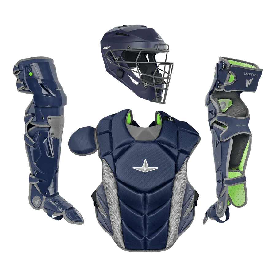 All-Star MVP-PRO Series Youth Catchers Set - Solid Colors – Specs Overview | Smash It Sports | cage, padding, matte