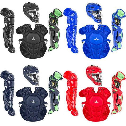 All-Star S7 Axis Age 9-12 NOCSAE Certified Catchers Set - Solid Colors - Smash It Sports