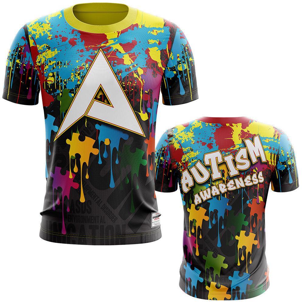 Anarchy Bat Company Short Sleeve Shirt - Autism Awareness – Primary View | Smash It Sports