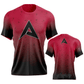 Anarchy Bat Company Short Sleeve Shirt - Red/Black Fade - Smash It Sports