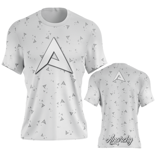 Anarchy Bat Company Short Sleeve Shirt - White Fade - Smash It Sports