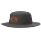 Anarchy Bucket Hat Charcoal with Circle Leather Patch - Smash It Sports