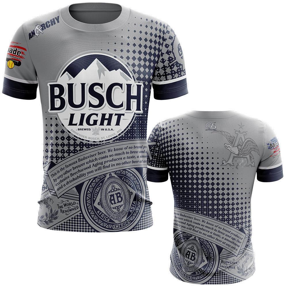 Anarchy Busch Light Short Sleeve Shirt – Primary View | Smash It Sports