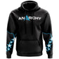 Anarchy Fleece Hoodie - Black Stars - Smash It Sports