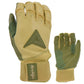 Anarchy Grindstone Long Cuff Batting Glove - Tan/OD Green – Product View | Smash It Sports | leather, pro